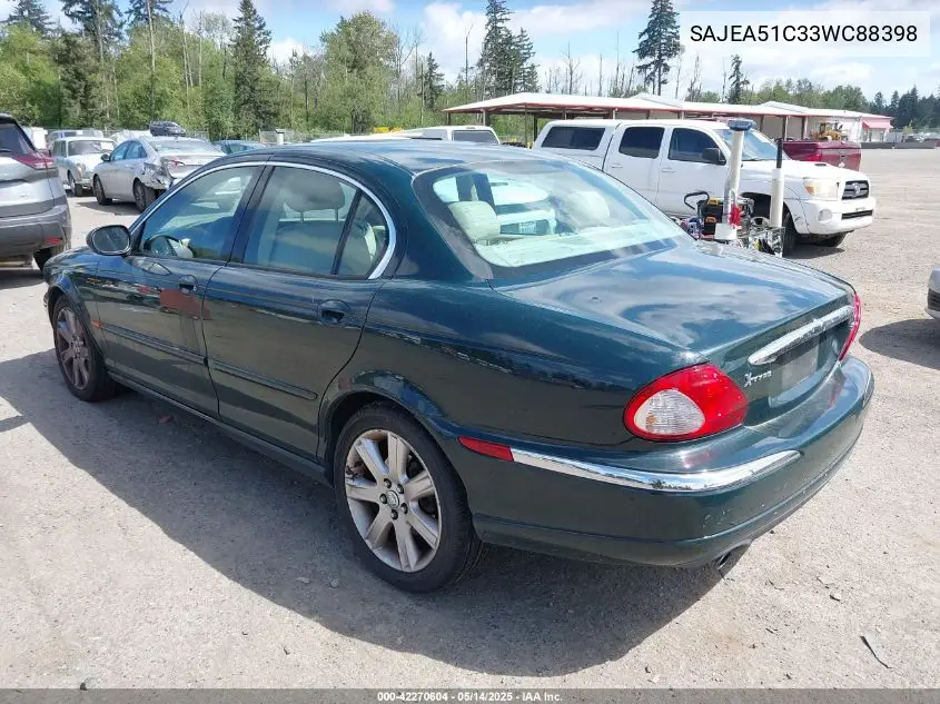 2003 Jaguar X-Type 3.0 VIN: SAJEA51C33WC88398 Lot: 42270604