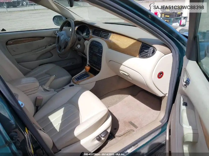 2003 Jaguar X-Type 3.0 VIN: SAJEA51C33WC88398 Lot: 42270604