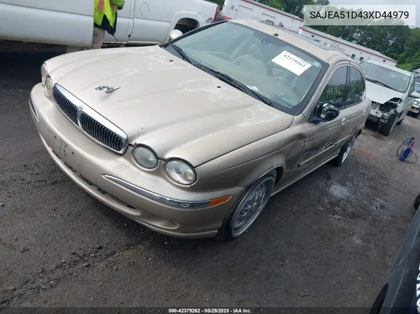 2003 Jaguar X-Type 2.5 VIN: SAJEA51D43XD44979 Lot: 42379262