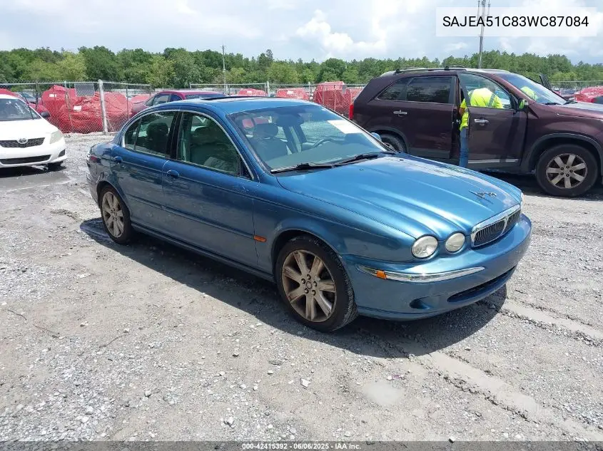 2003 Jaguar X-Type 3.0 VIN: SAJEA51C83WC87084 Lot: 42415392