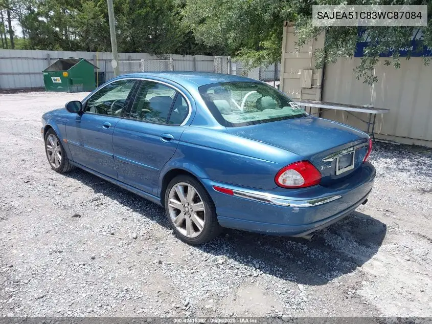 2003 Jaguar X-Type 3.0 VIN: SAJEA51C83WC87084 Lot: 42415392