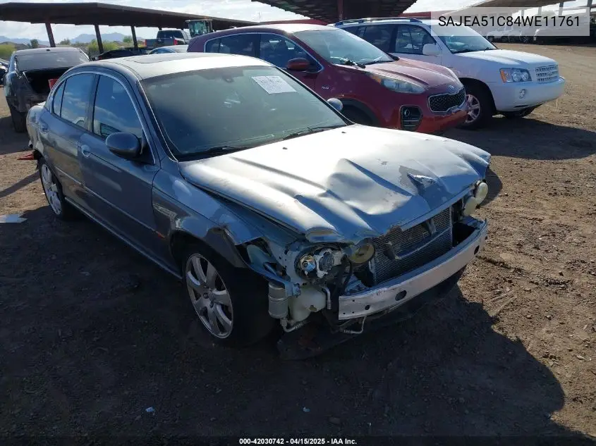 2004 Jaguar X-Type 3.0 VIN: SAJEA51C84WE11761 Lot: 42030742