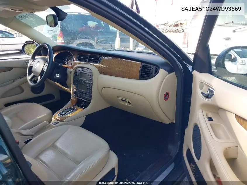 2004 Jaguar X-Type 3.0 VIN: SAJEA51C24WD93869 Lot: 42318392