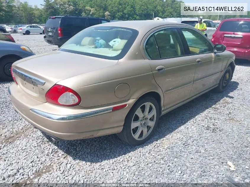 2004 Jaguar X-Type 3.0 VIN: SAJEA51C14WELL262 Lot: 42429073