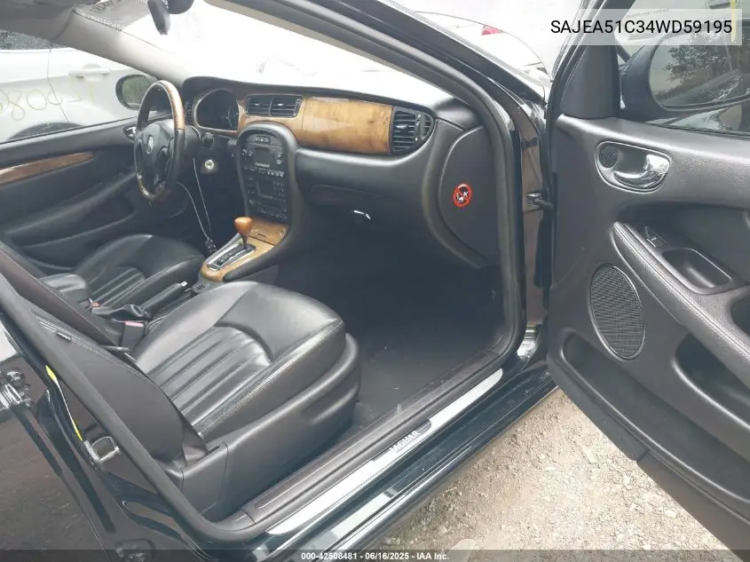 2004 Jaguar X-Type 3.0 VIN: SAJEA51C34WD59195 Lot: 42508481