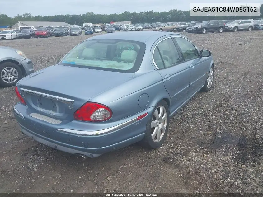 2004 Jaguar X-Type 3.0 VIN: SAJEA51C84WD85162 Lot: 42620270