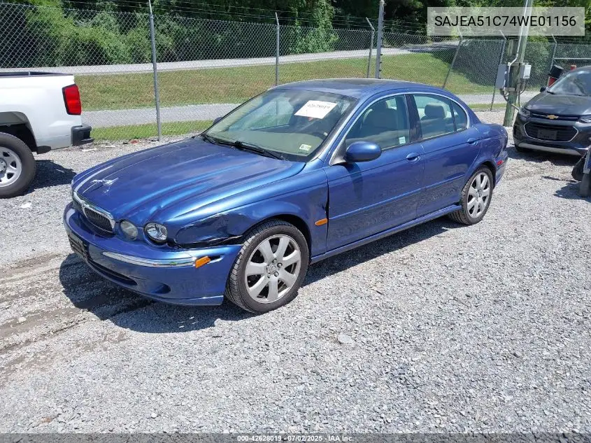 2004 Jaguar X-Type 3.0 VIN: SAJEA51C74WE01156 Lot: 42628019