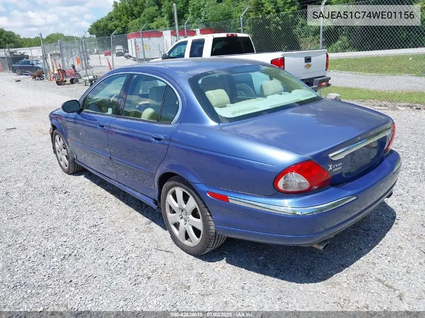 2004 Jaguar X-Type 3.0 VIN: SAJEA51C74WE01156 Lot: 42628019