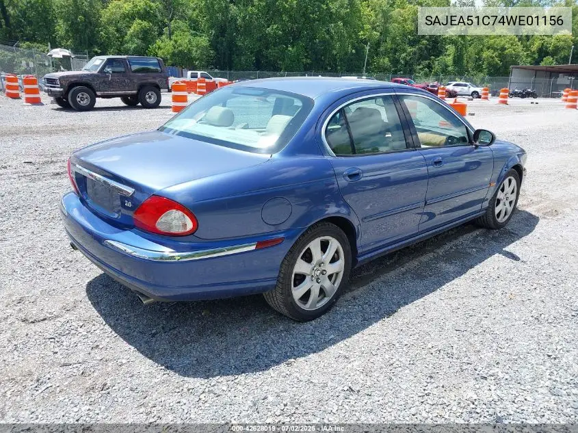 2004 Jaguar X-Type 3.0 VIN: SAJEA51C74WE01156 Lot: 42628019