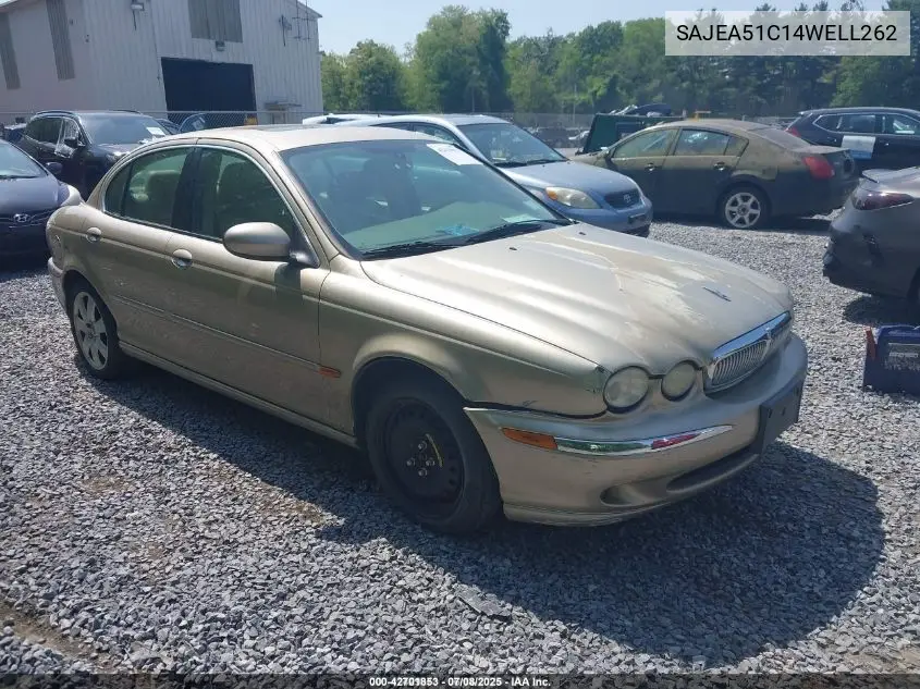 2004 Jaguar X-Type 3.0 VIN: SAJEA51C14WELL262 Lot: 42701853