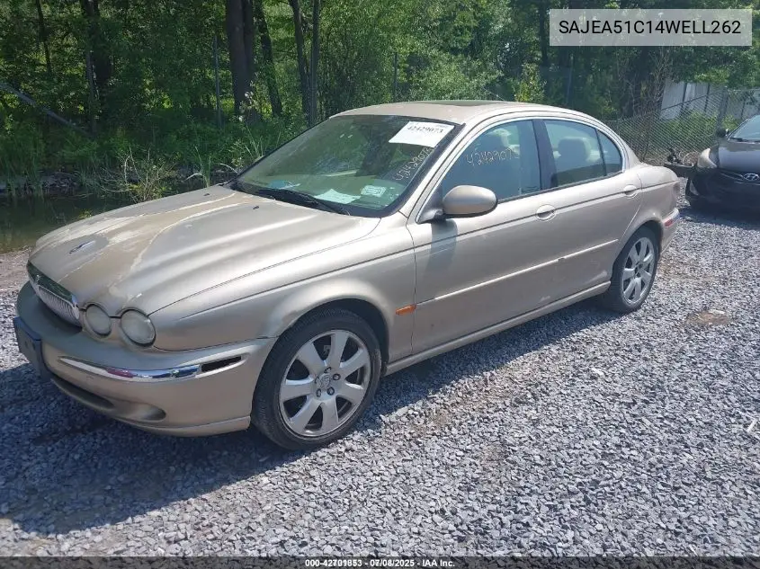2004 Jaguar X-Type 3.0 VIN: SAJEA51C14WELL262 Lot: 42701853
