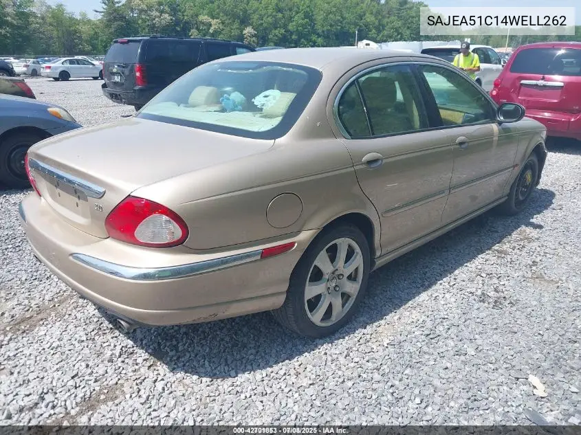 2004 Jaguar X-Type 3.0 VIN: SAJEA51C14WELL262 Lot: 42701853