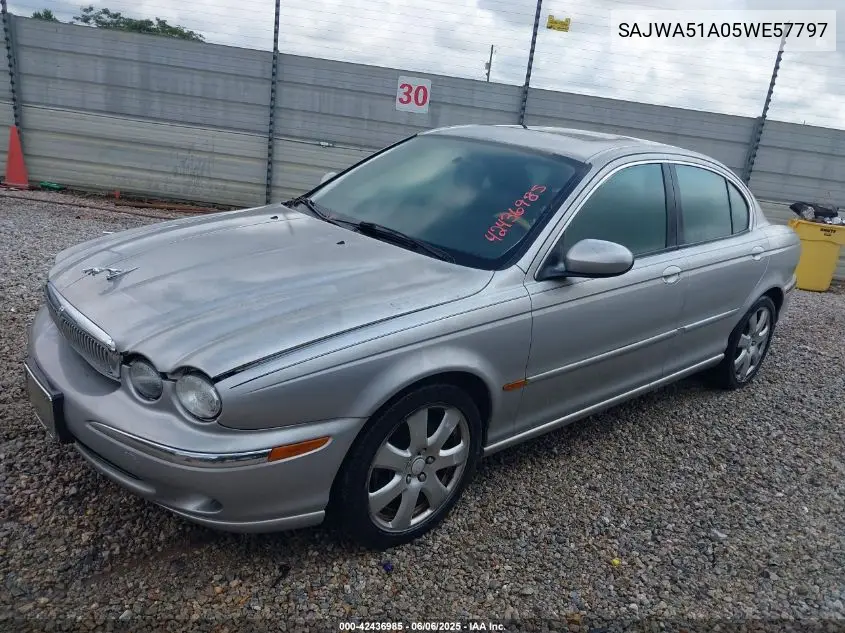 2005 Jaguar X-Type 3.0 VIN: SAJWA51A05WE57797 Lot: 42436985