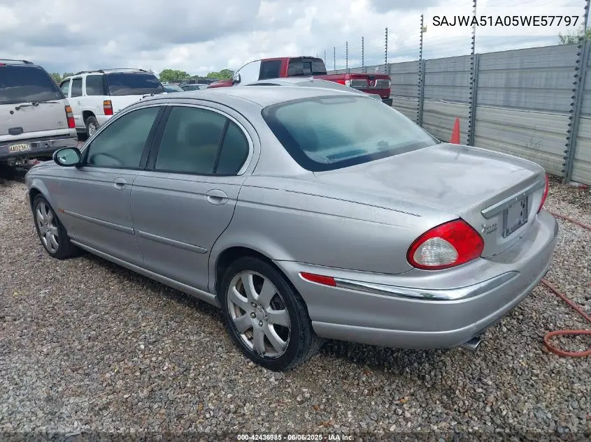 2005 Jaguar X-Type 3.0 VIN: SAJWA51A05WE57797 Lot: 42436985