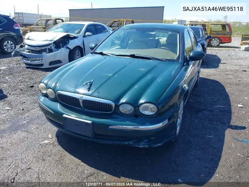 2006 Jaguar X-Type 3.0 VIN: SAJXA51A46WE95118 Lot: 12310771