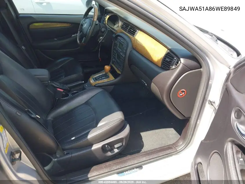 2006 Jaguar X-Type 3.0 VIN: SAJWA51A86WE89849 Lot: 42594465
