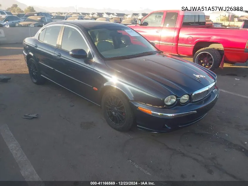 2007 Jaguar X-Type 3.0 VIN: SAJWA51A57WJ26388 Lot: 41166569