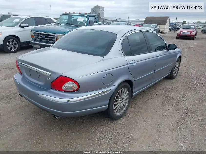 2007 Jaguar X-Type 3.0 VIN: SAJWA51A87WJ14428 Lot: 42324725