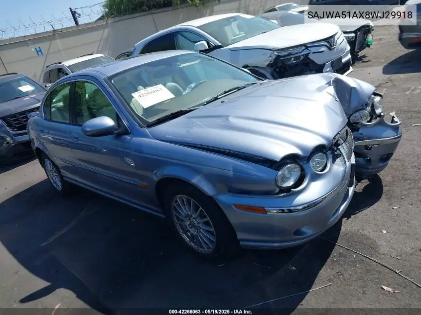 2008 Jaguar X-Type 3.0 VIN: SAJWA51AX8WJ29918 Lot: 42266063