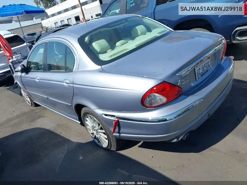 2008 Jaguar X-Type 3.0 VIN: SAJWA51AX8WJ29918 Lot: 42266063