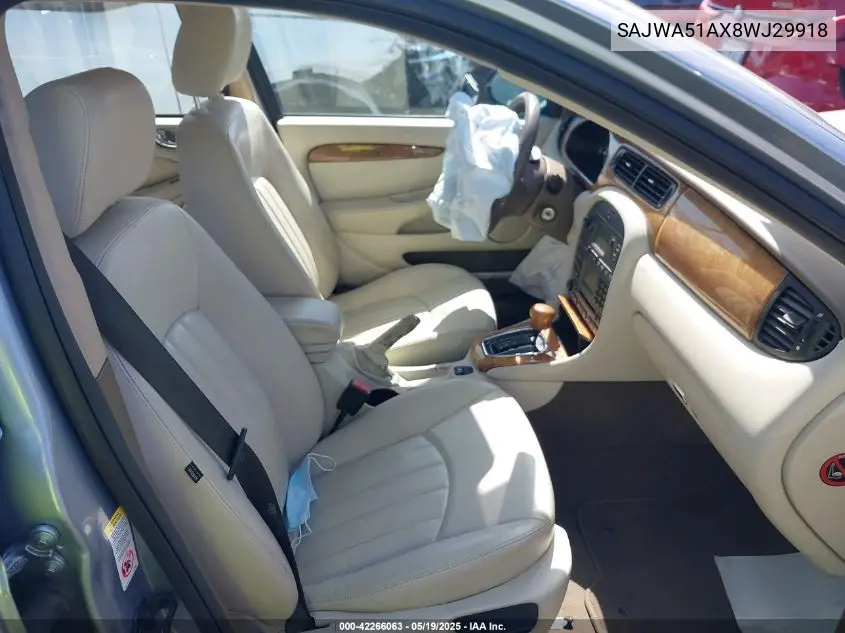2008 Jaguar X-Type 3.0 VIN: SAJWA51AX8WJ29918 Lot: 42266063