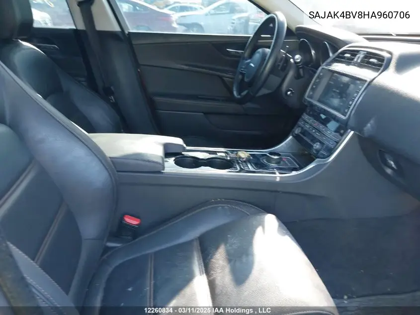 2017 Jaguar Xe Prestige VIN: SAJAK4BV8HA960706 Lot: 12260834