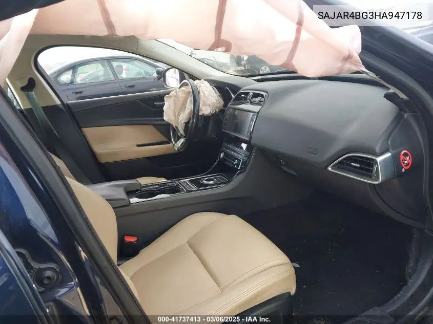 2017 Jaguar Xe 25T VIN: SAJAR4BG3HA947178 Lot: 41737413