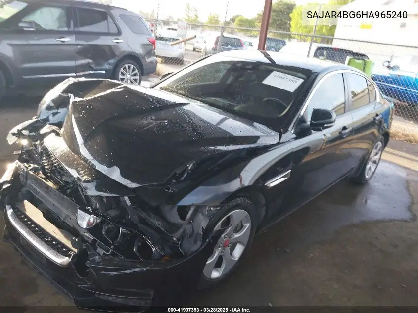 2017 Jaguar Xe 25T VIN: SAJAR4BG6HA965240 Lot: 41907353