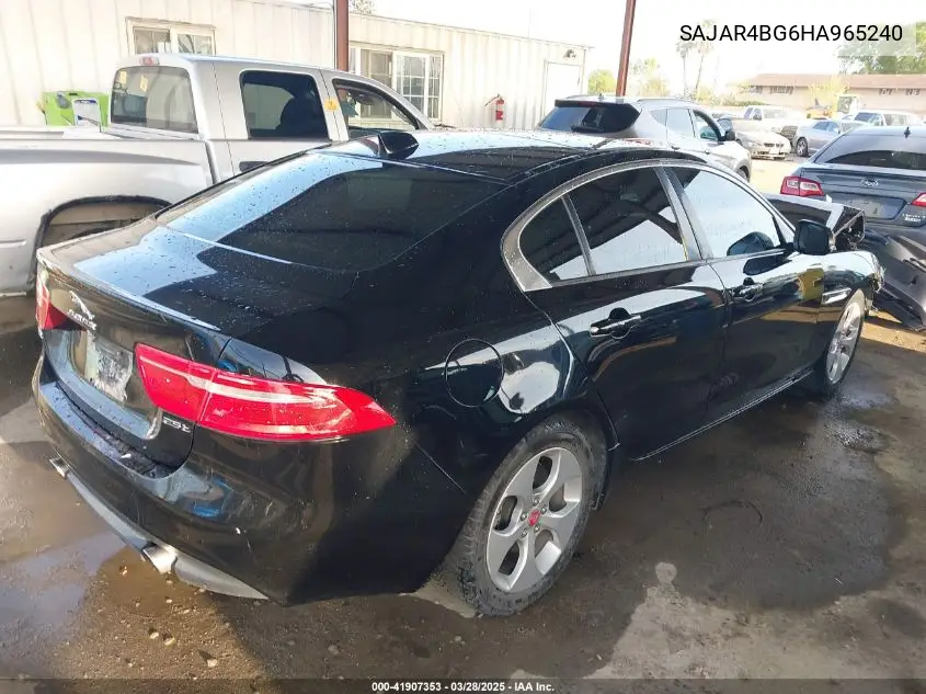 2017 Jaguar Xe 25T VIN: SAJAR4BG6HA965240 Lot: 41907353