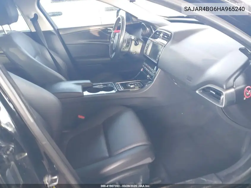 2017 Jaguar Xe 25T VIN: SAJAR4BG6HA965240 Lot: 41907353