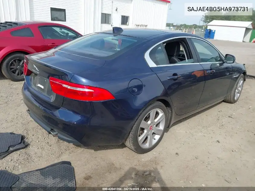 2017 Jaguar Xe 25T Prestige VIN: SAJAE4BG5HA973731 Lot: 42041354