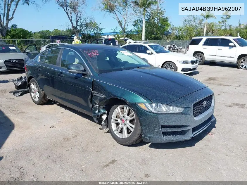 2017 Jaguar Xe 25T Premium VIN: SAJAD4BG9HA962007 Lot: 42134466