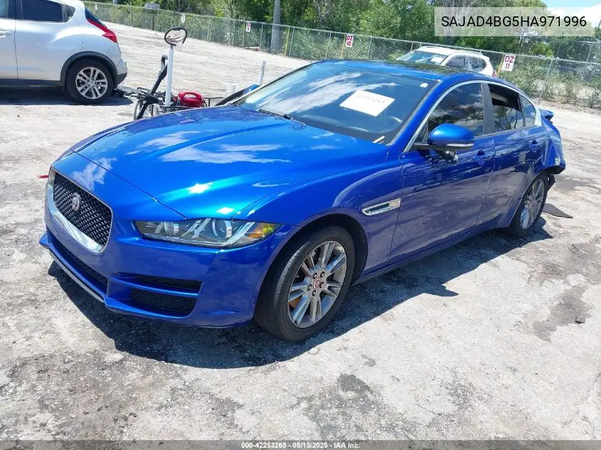 2017 Jaguar Xe 25T Premium VIN: SAJAD4BG5HA971996 Lot: 42253265