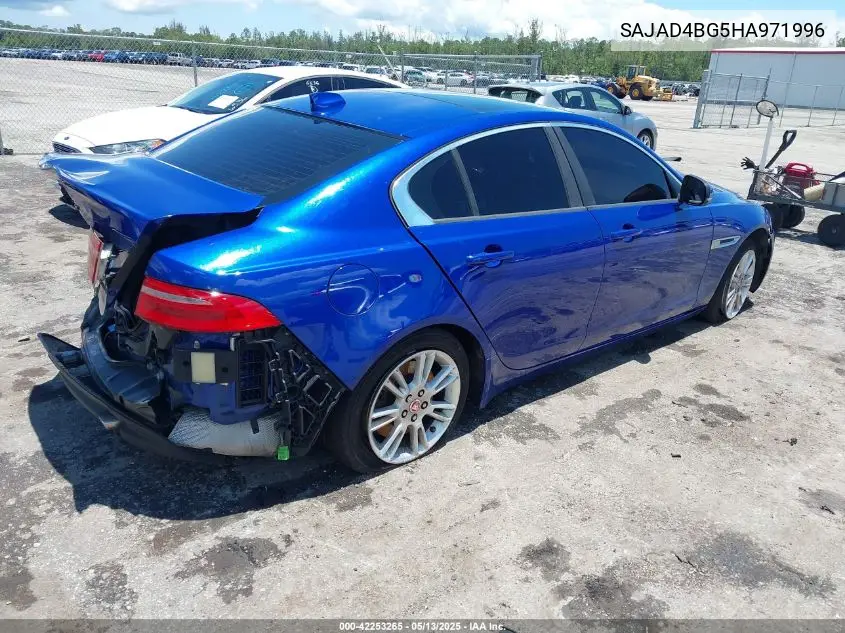 2017 Jaguar Xe 25T Premium VIN: SAJAD4BG5HA971996 Lot: 42253265