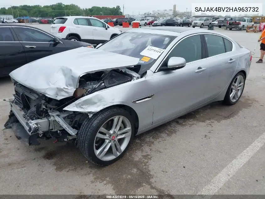 2017 Jaguar Xe 35T Prestige VIN: SAJAK4BV2HA963732 Lot: 42275319