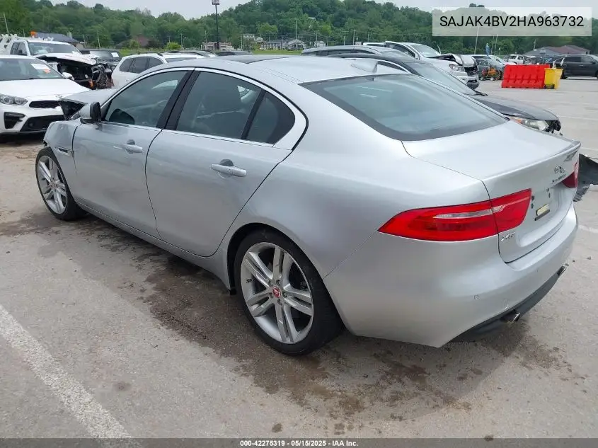 2017 Jaguar Xe 35T Prestige VIN: SAJAK4BV2HA963732 Lot: 42275319