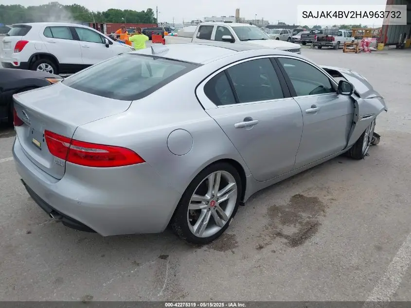 2017 Jaguar Xe 35T Prestige VIN: SAJAK4BV2HA963732 Lot: 42275319