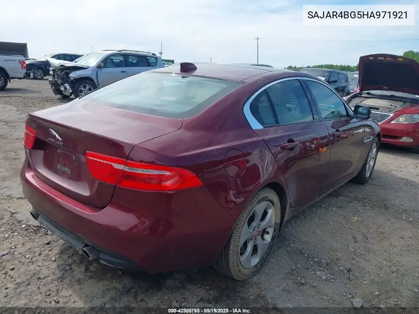 2017 Jaguar Xe 25T VIN: SAJAR4BG5HA971921 Lot: 42305765