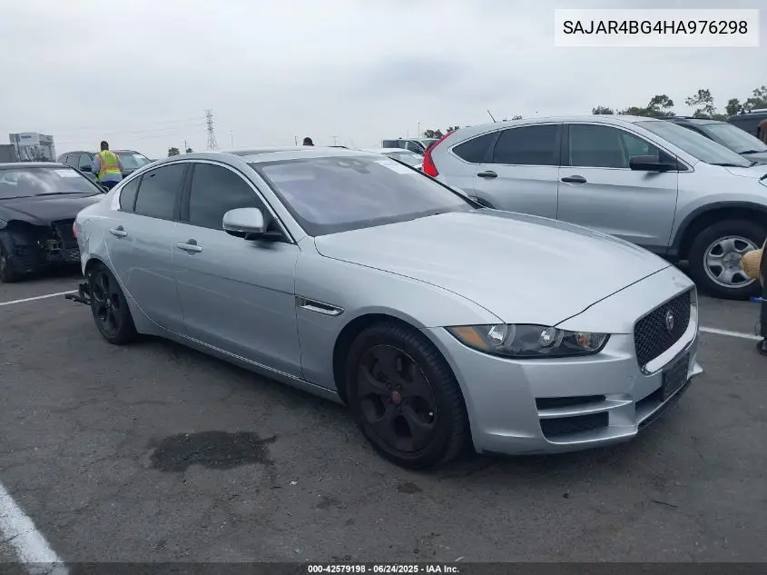 2017 Jaguar Xe 25T VIN: SAJAR4BG4HA976298 Lot: 42579198