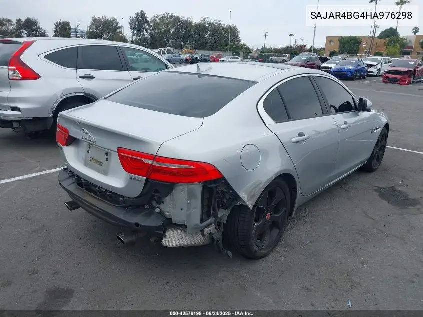 2017 Jaguar Xe 25T VIN: SAJAR4BG4HA976298 Lot: 42579198