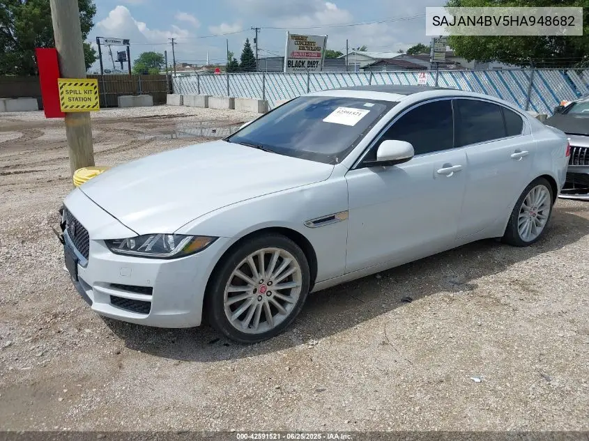 2017 Jaguar Xe 35T First Edition VIN: SAJAN4BV5HA948682 Lot: 42591521