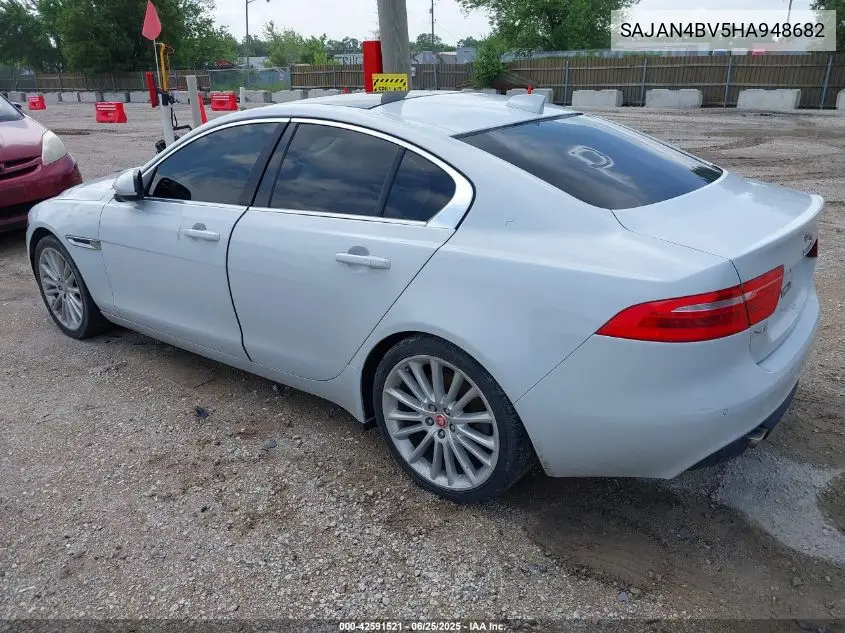 2017 Jaguar Xe 35T First Edition VIN: SAJAN4BV5HA948682 Lot: 42591521