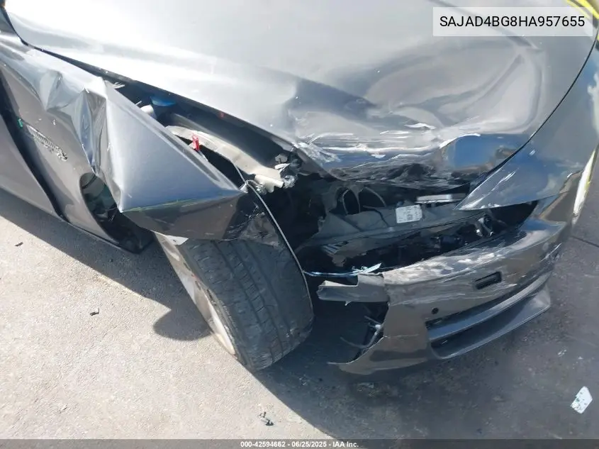 2017 Jaguar Xe 25T Premium VIN: SAJAD4BG8HA957655 Lot: 42594662