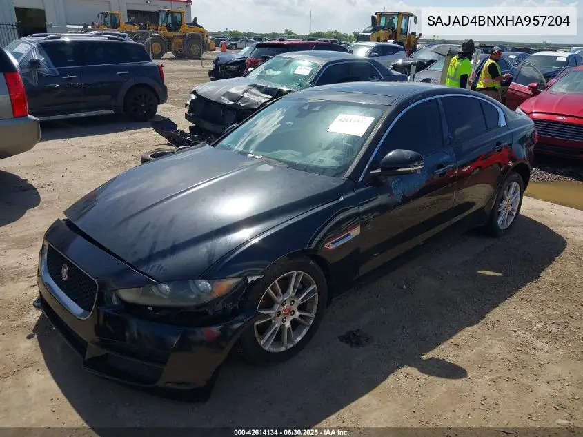 2017 Jaguar Xe 20D Premium VIN: SAJAD4BNXHA957204 Lot: 42614134