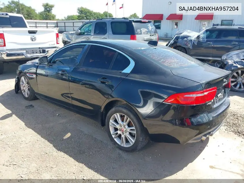 2017 Jaguar Xe 20D Premium VIN: SAJAD4BNXHA957204 Lot: 42614134
