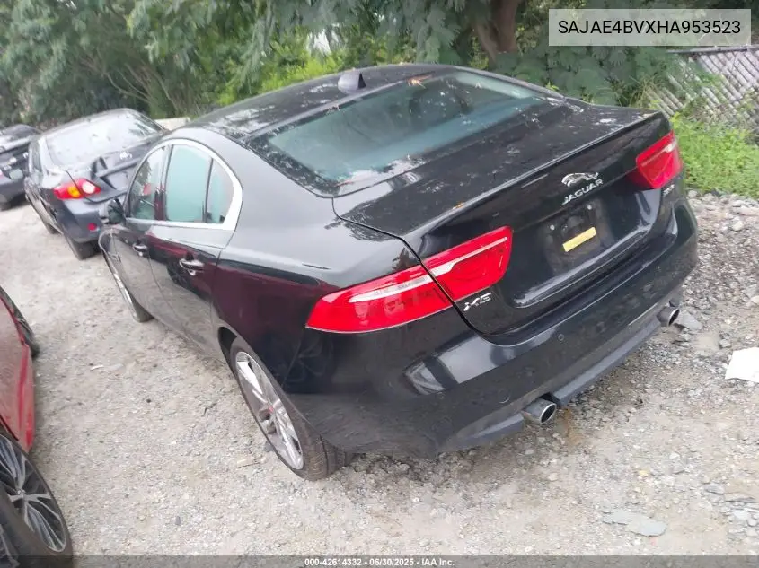 2017 Jaguar Xe 35T Prestige VIN: SAJAE4BVXHA953523 Lot: 42614332
