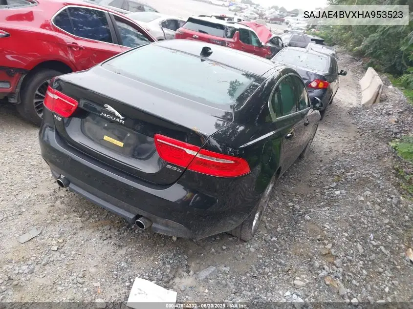 2017 Jaguar Xe 35T Prestige VIN: SAJAE4BVXHA953523 Lot: 42614332