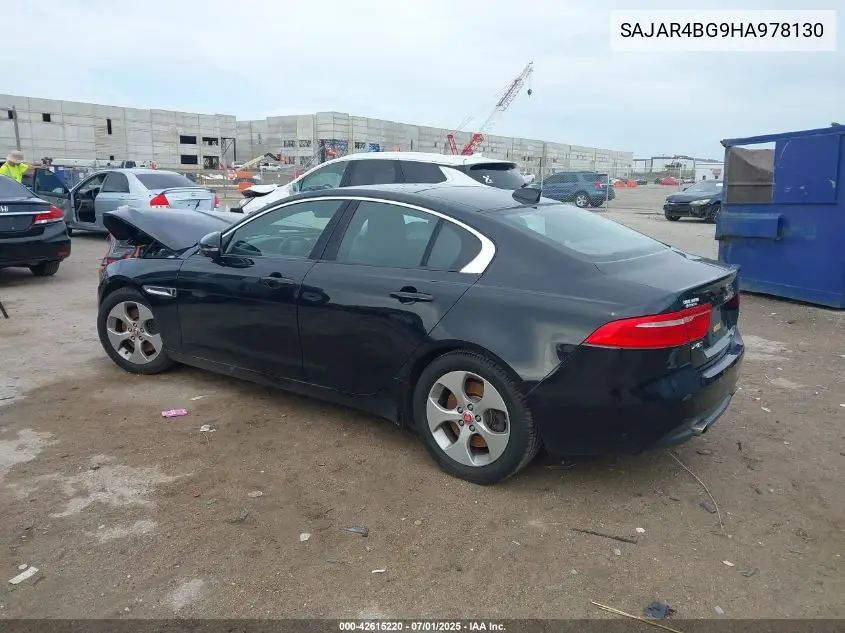 2017 Jaguar Xe 25T VIN: SAJAR4BG9HA978130 Lot: 42615220