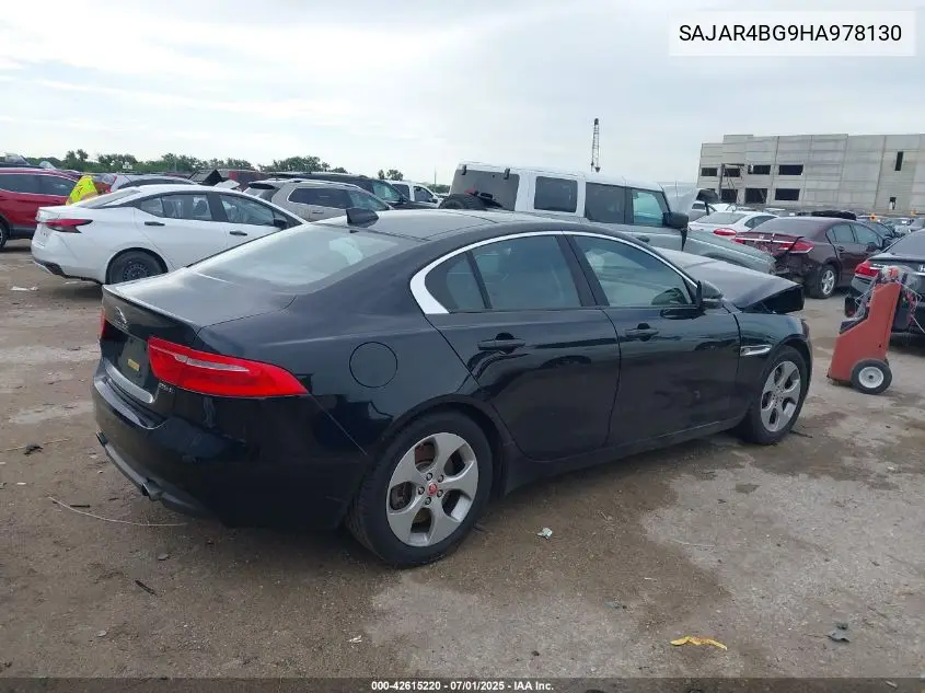 2017 Jaguar Xe 25T VIN: SAJAR4BG9HA978130 Lot: 42615220