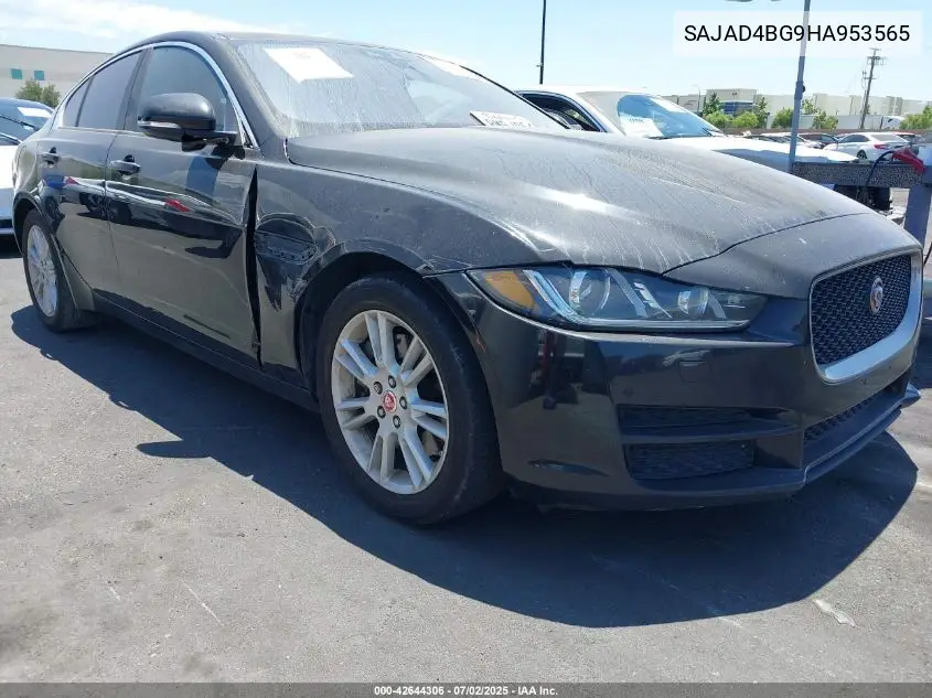 2017 Jaguar Xe 25T Premium VIN: SAJAD4BG9HA953565 Lot: 42644306